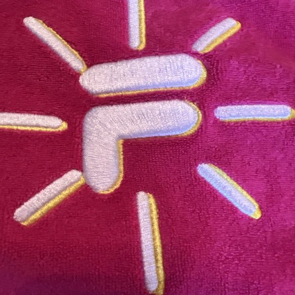 Fila Palani Sz XL Terry Tennis Polo Yellow/Pink Shirt Cotton Blend Embroidered - Picture 14 of 15